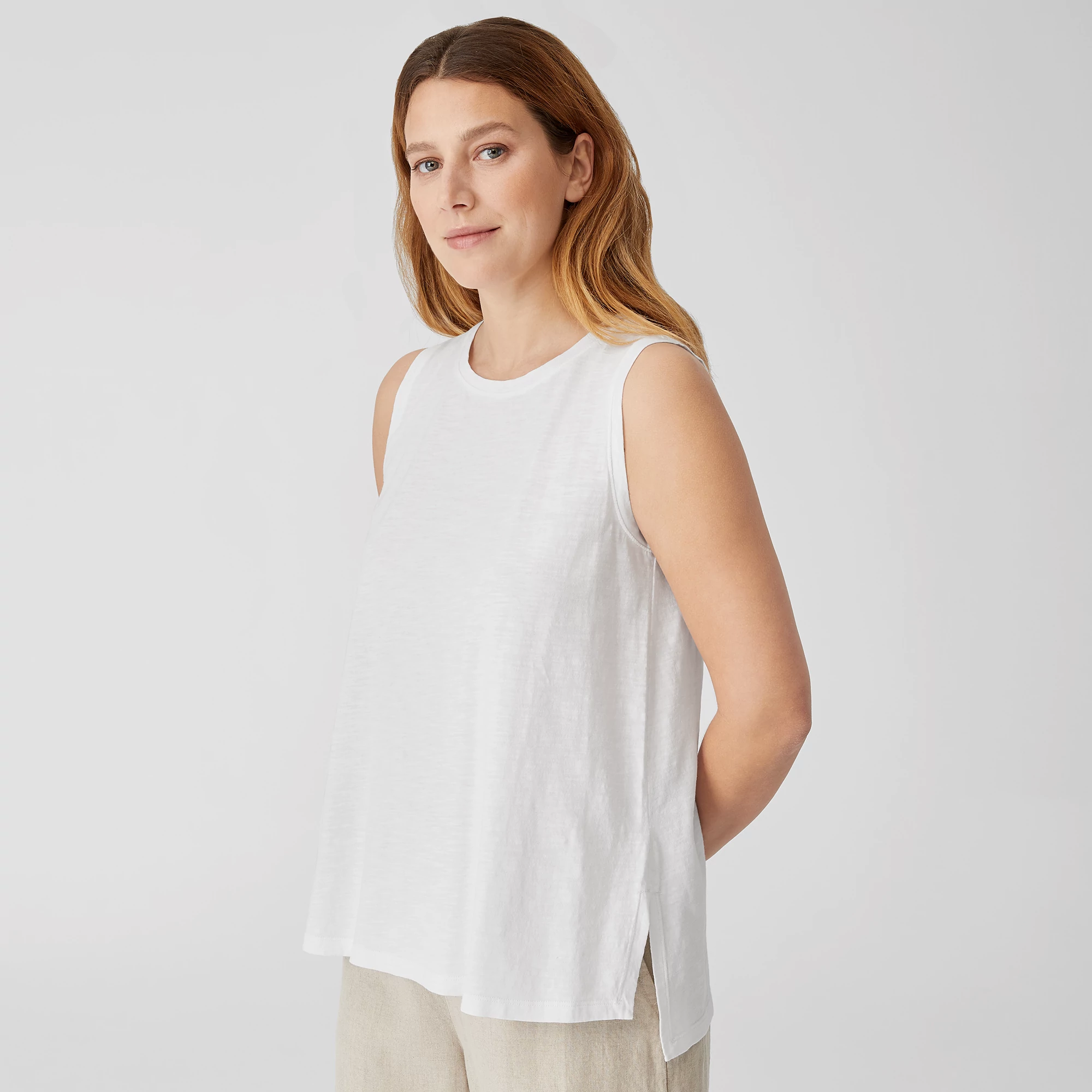 Eileen fisher white tank