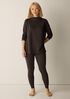 Cozy Brushed Terry Hug High-Waisted Leggings