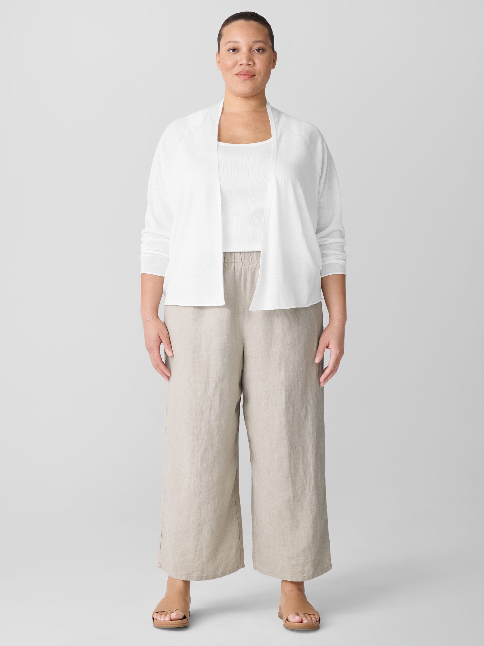 Organic Linen Wide-Leg Pant