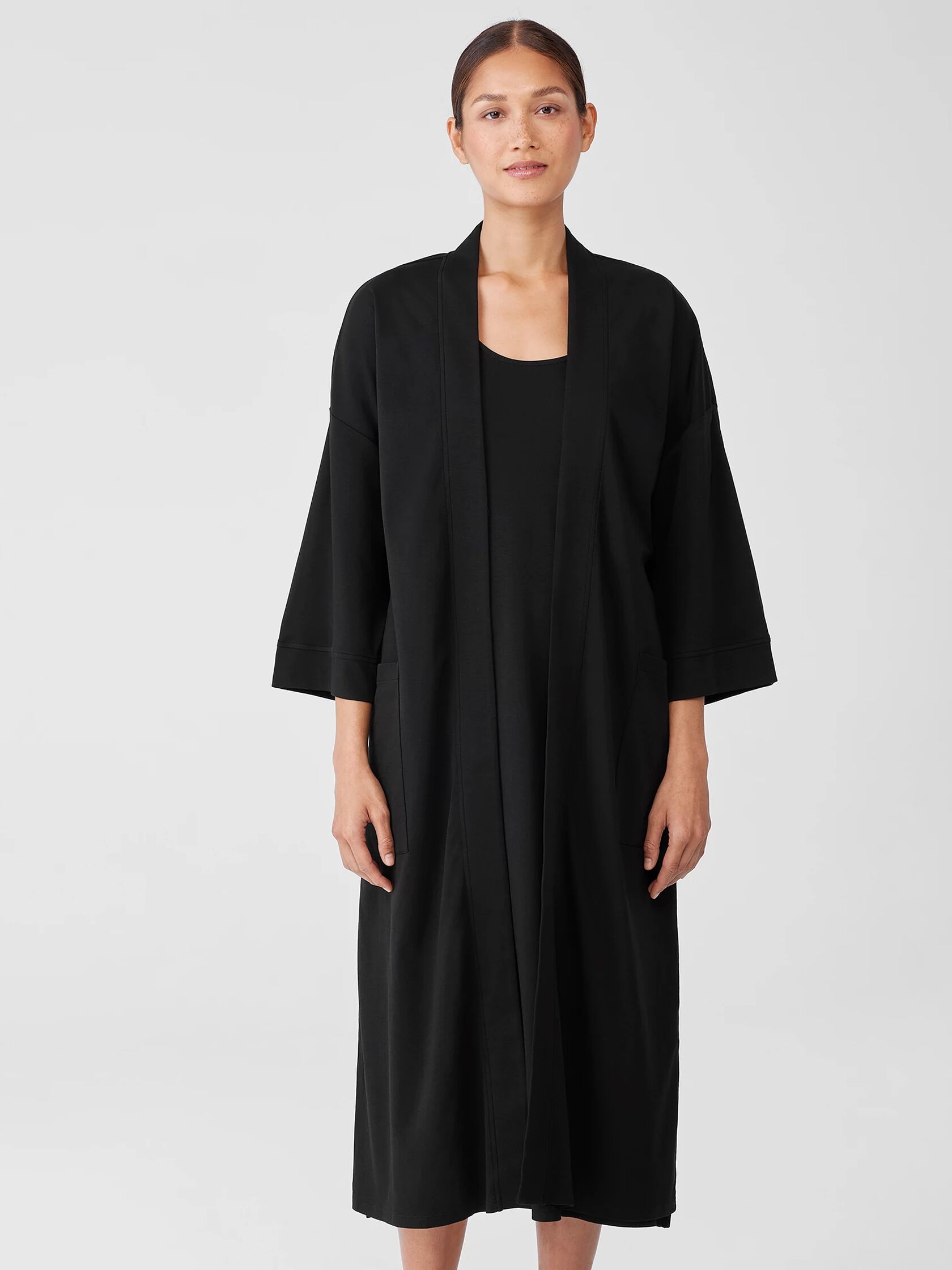 Cozy Organic Cotton Interlock Robe