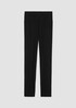 Stretch Jersey Knit High-Waisted Leggings