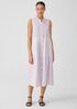 Garment-Dyed Organic Handkerchief Linen Pleated Dress