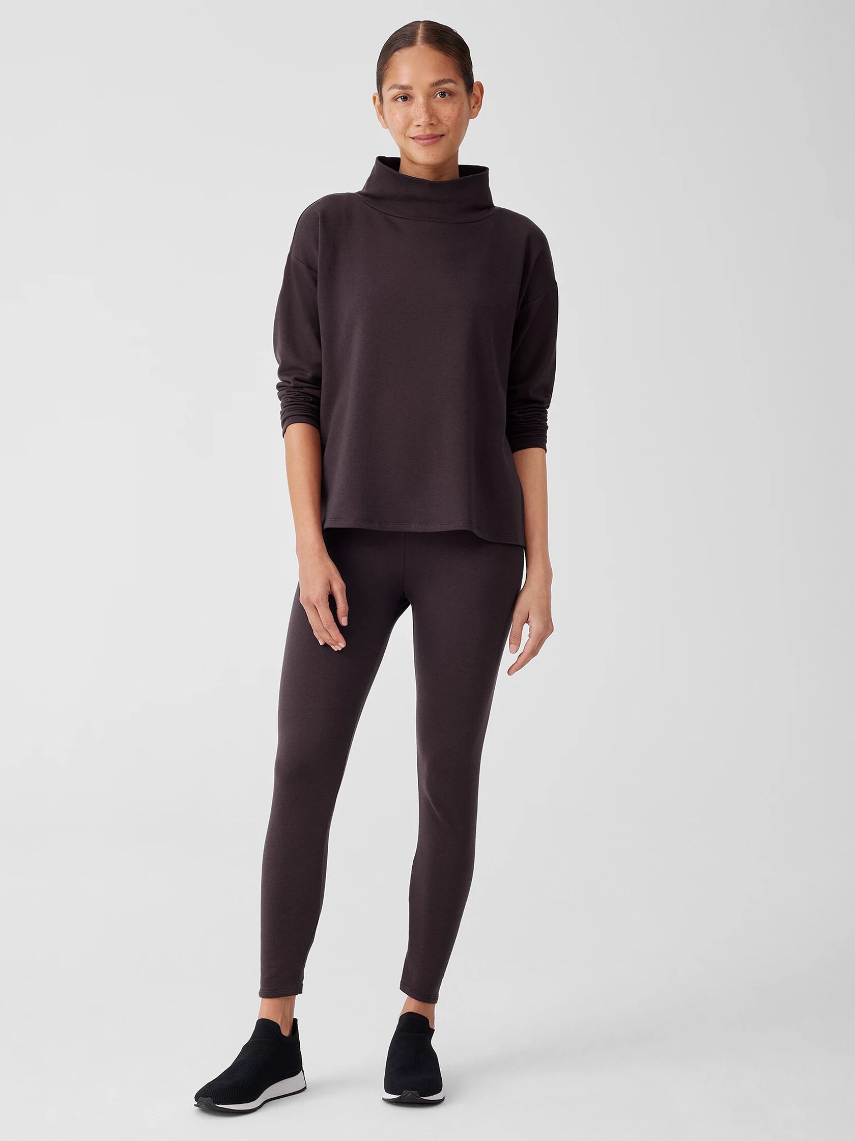 Cozy Brushed Terry Hug High-Waisted Leggings