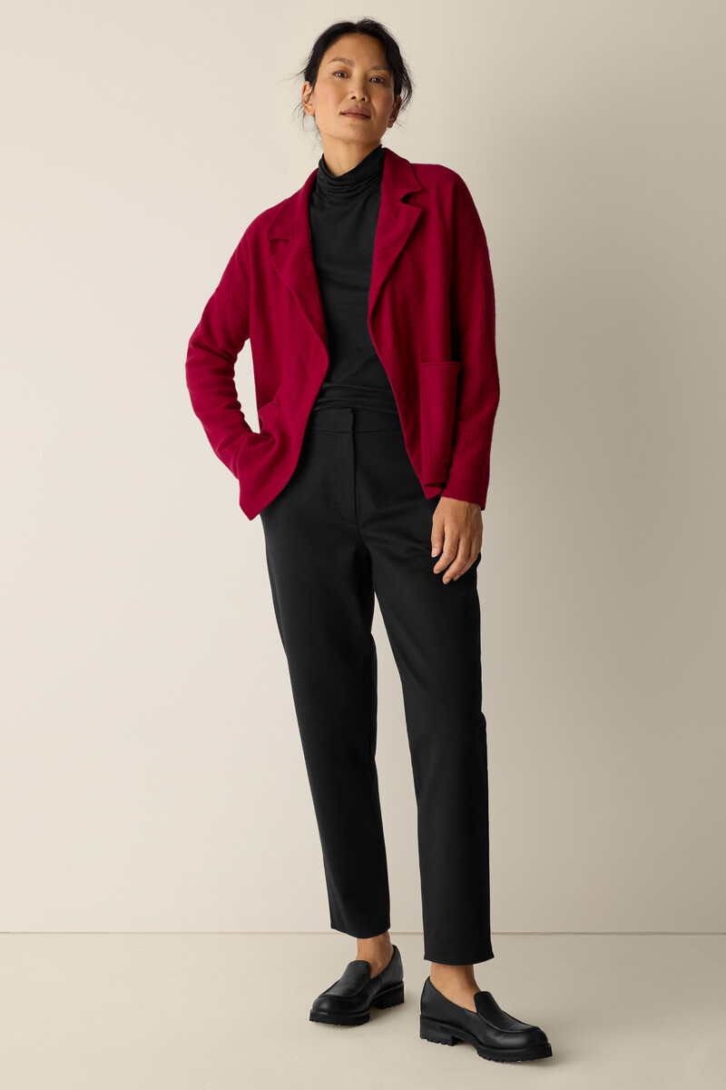 Washable Flex Ponte Tapered Trouser Pant Washable Flex Ponte Tapered Trouser Pant