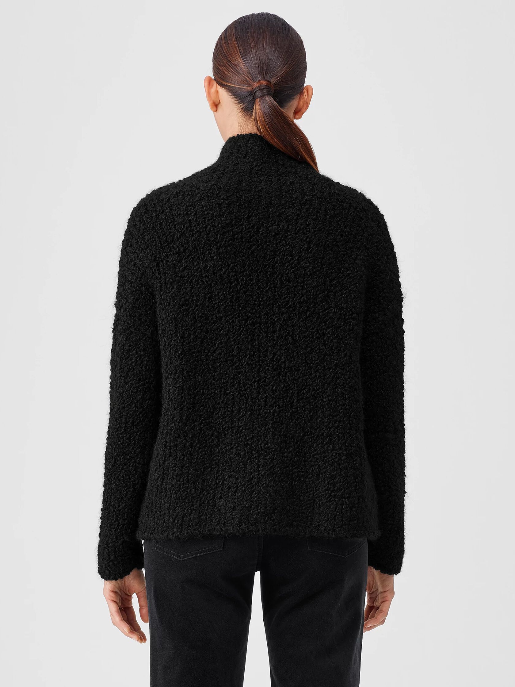 Peruvian Alpaca Loop Turtleneck Top