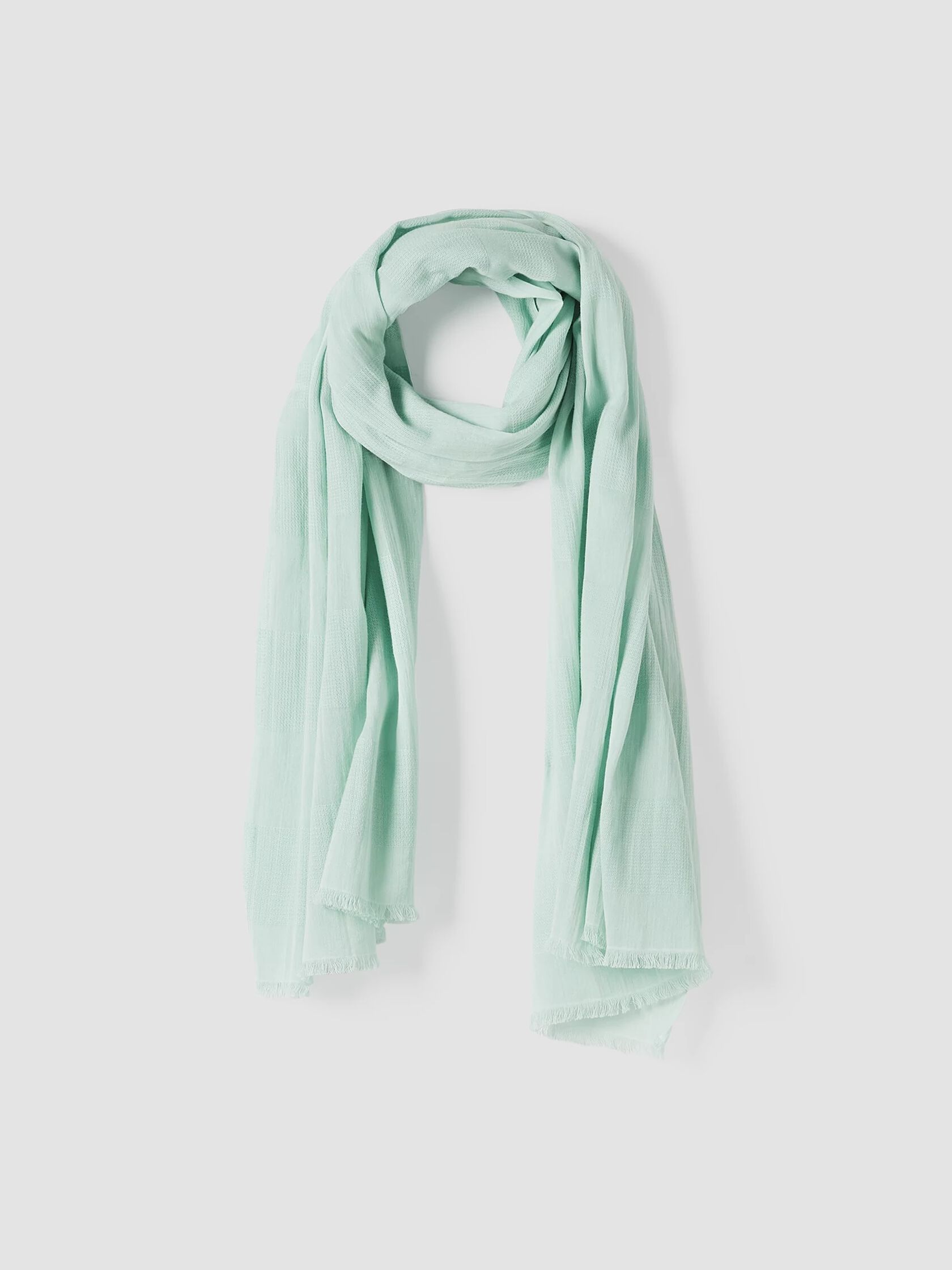 Organic Cotton Striped Cloud Scarf