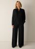 Washable Flex Ponte Pintuck Wide Trouser