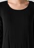 Stretch Silk Jersey Ballet Neck Dress