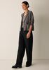 Fine Felted Wool Notch Collar Cardigan in Regenerative Wool