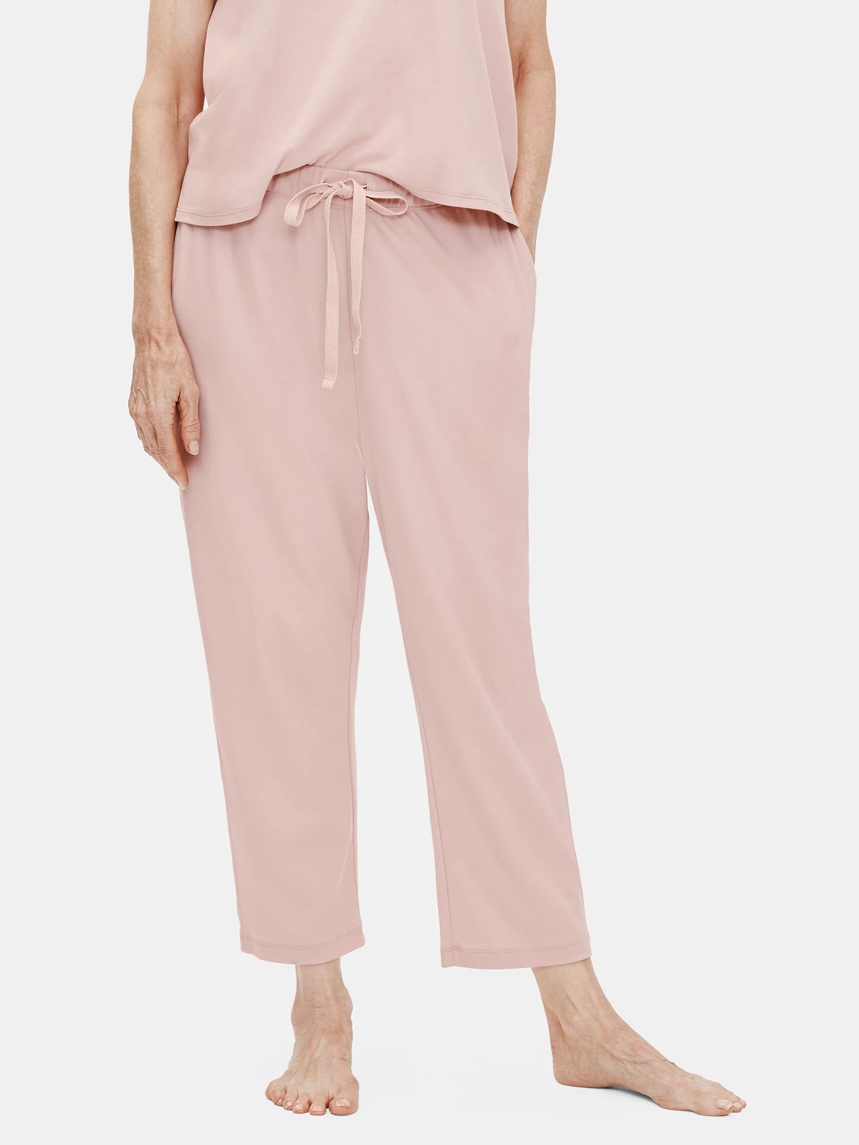 Cozy Organic Cotton Interlock Slouchy Pant