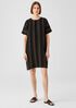 Organic Linen Blend Striped Dress