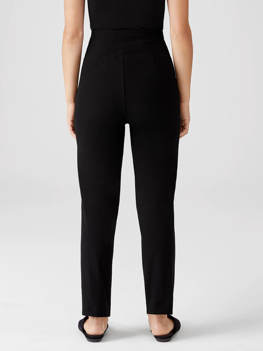 Washable Stretch Crepe High Waisted Pant