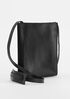 Sleek Italian Leather Crossbody Bag