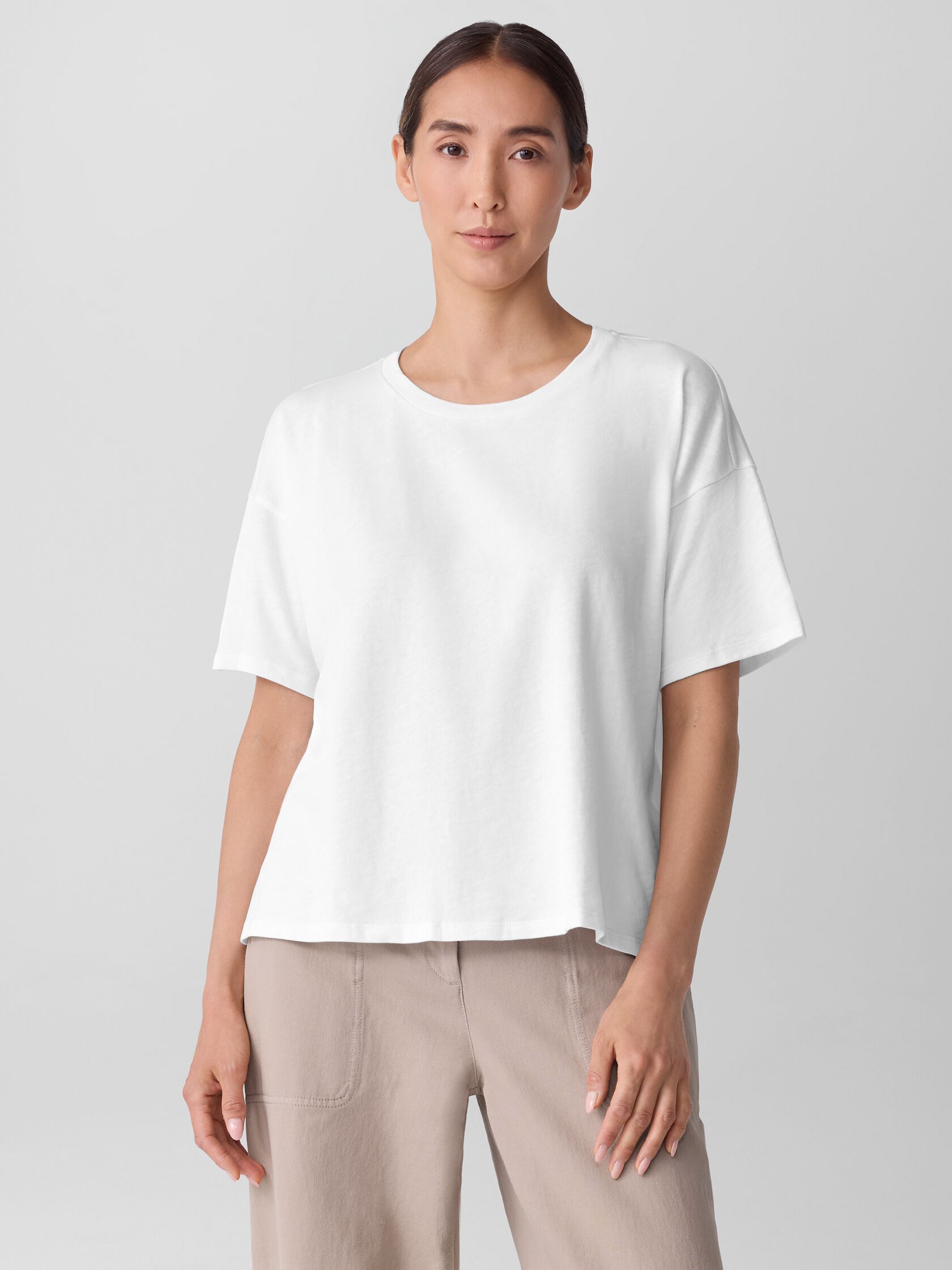 Cozy Organic Cotton Slub Tee