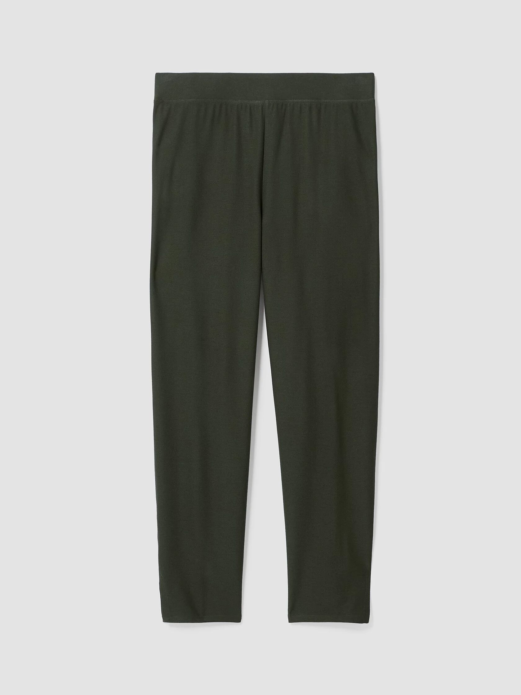 Washable Stretch Crepe Pant with Slits