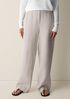 Heavy Organic Linen Full-Length Straight Trouser