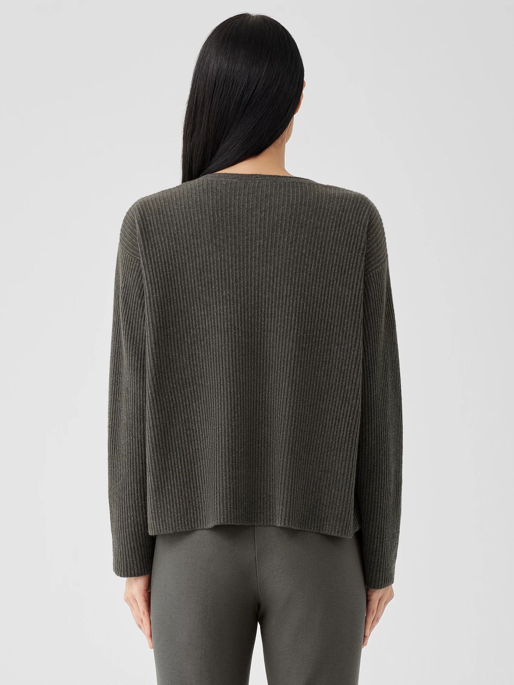 Italian Cashmere V-Neck Top