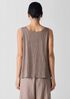 Organic Linen Jersey Scoop Neck Tank