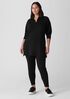 Cozy Brushed Terry Hug Henley Long Top