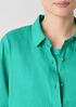 Organic Handkerchief Linen Classic Collar Shirt
