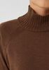 Merino Jersey Turtleneck Top in Regenerative Wool