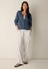 Peruvian Organic Cotton Cord Jersey Cardigan