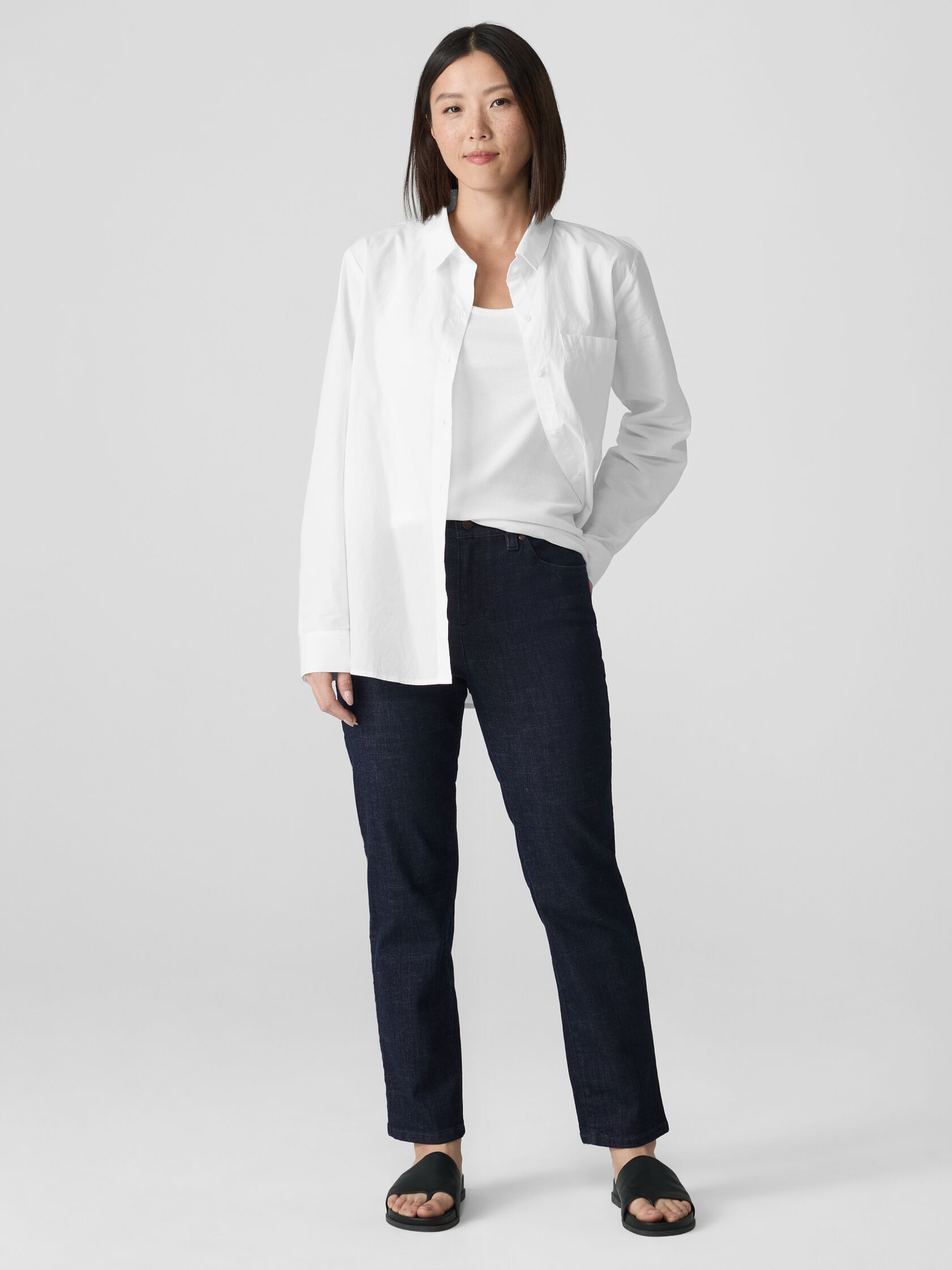 Cotton Stretch Denim Slim Jean
