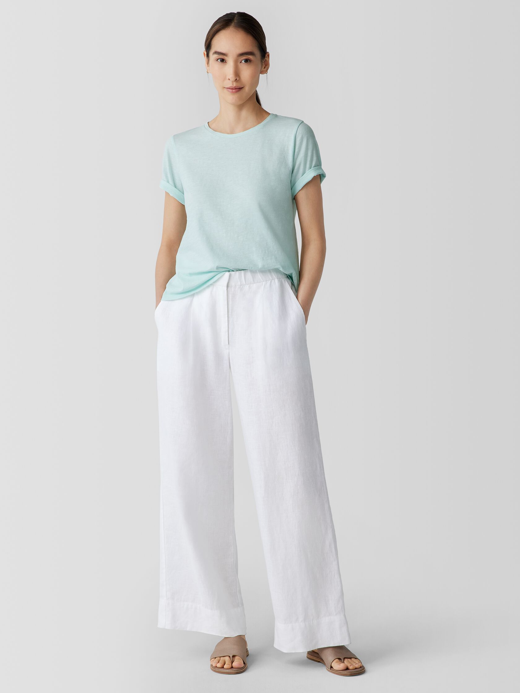 Organic Cotton Slubby Jersey Tee