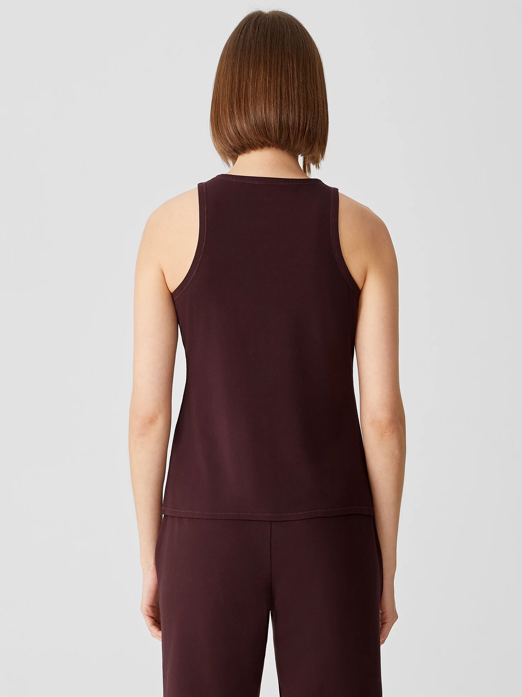 Traceable Organic Cotton Jersey Round Neck Tank