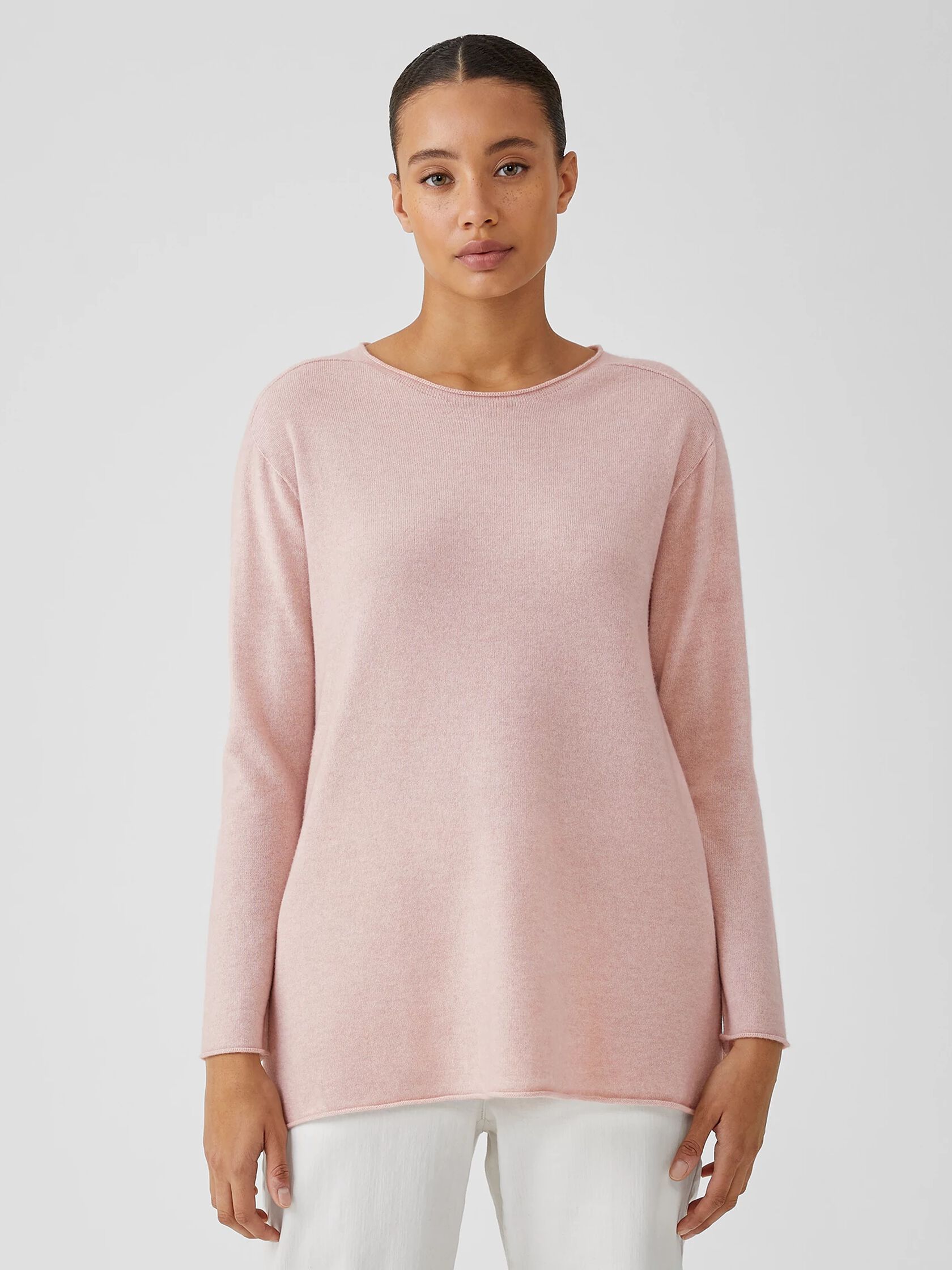 Italian Cashmere Crew Neck Top