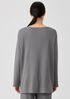 Cozy Organic Cotton Thermal Bateau Neck Top