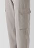 Washable Stretch Crepe Cargo Pant