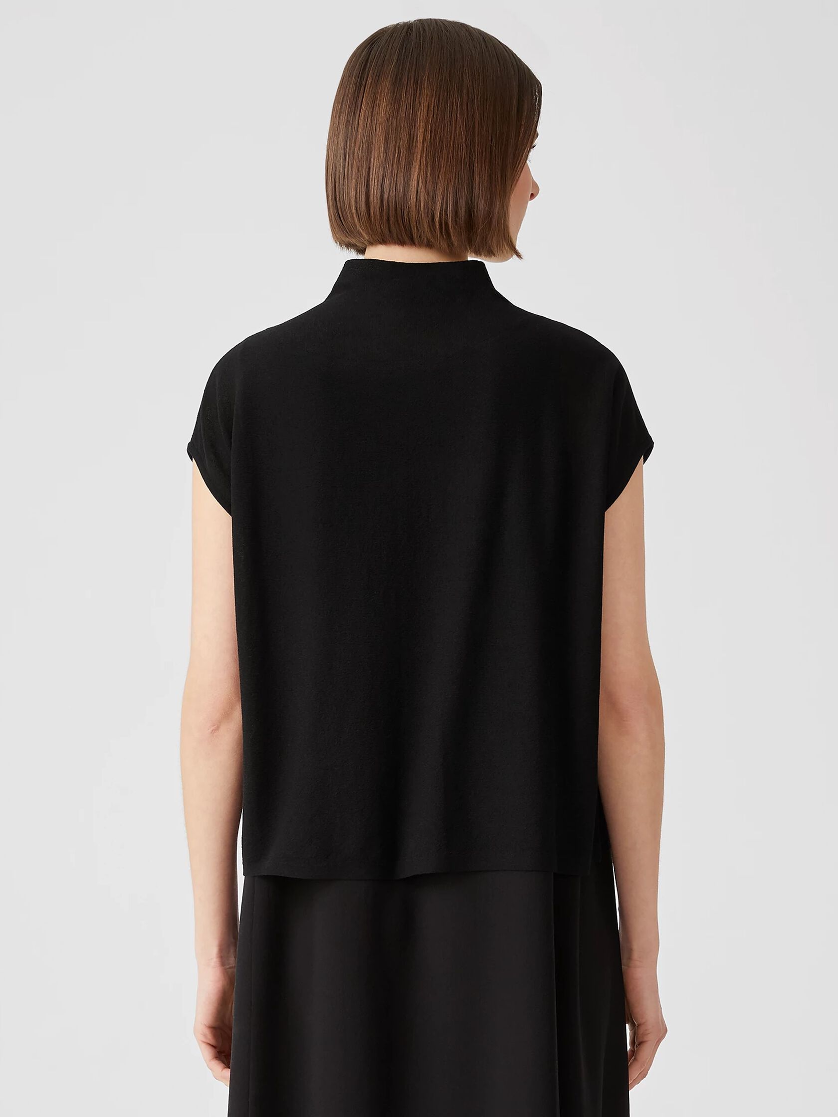 Gossamer Organic Cotton Funnel Neck Top