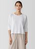 Organic Linen Cotton Raglan-Sleeve Top