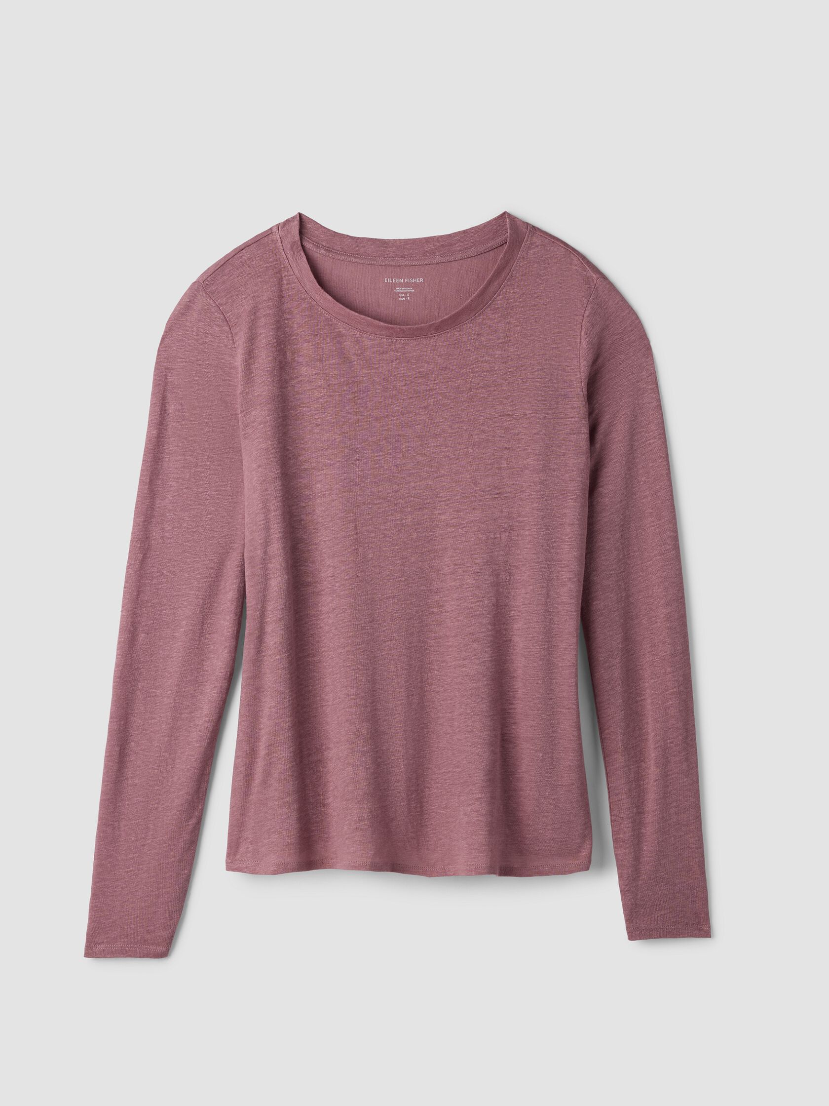 Organic Linen Jersey Long-Sleeve Tee