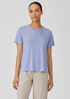 Organic Linen Jersey Crew Neck Tee