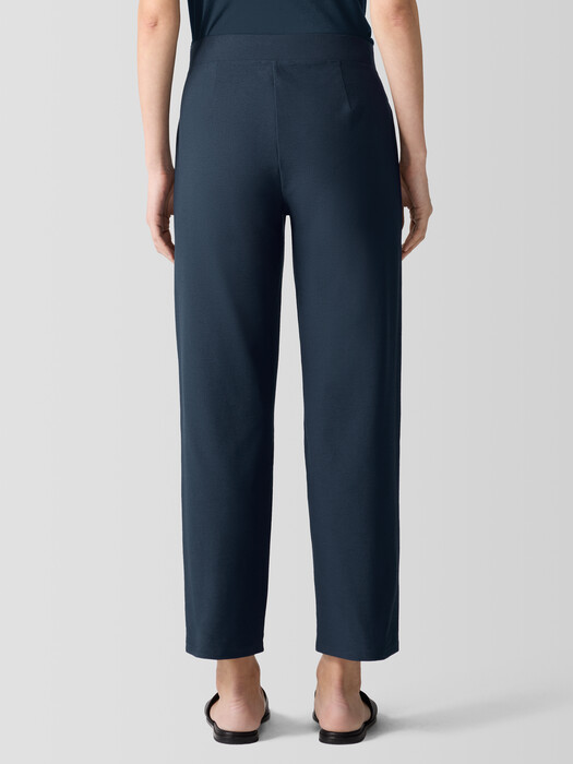 Washable Stretch Crepe Straight Pant