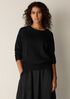Sleek Viscose Wedge Sweater