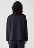 Cozy Brushed Terry Hug Funnel Neck Box-Top
