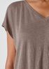 Organic Linen Jersey V-Neck Tee