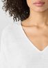 Organic Linen Cotton V-Neck Top
