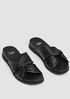Dello Nappa Leather Wedge Sandal