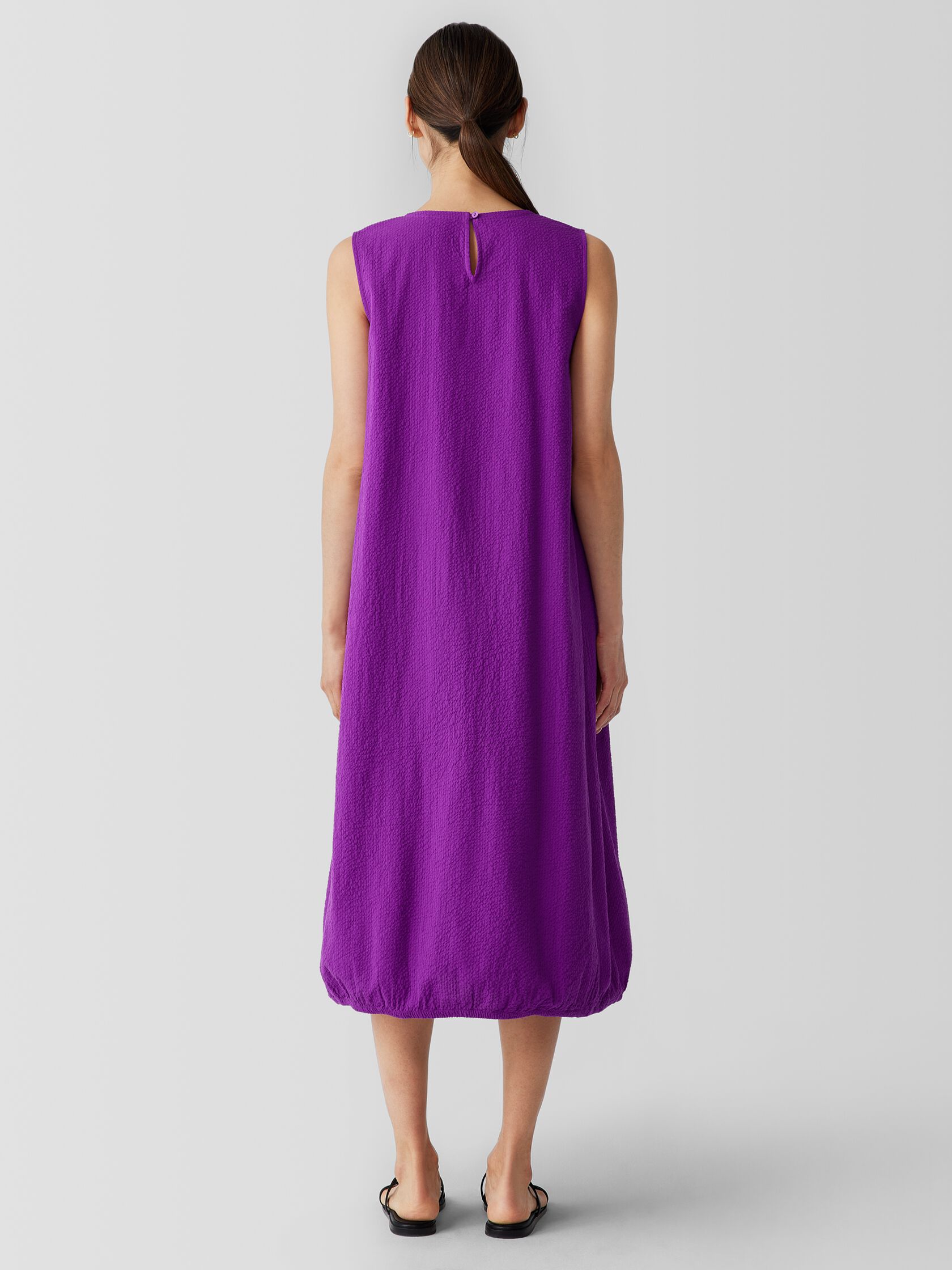 Organic Cotton Ripple Lantern Dress