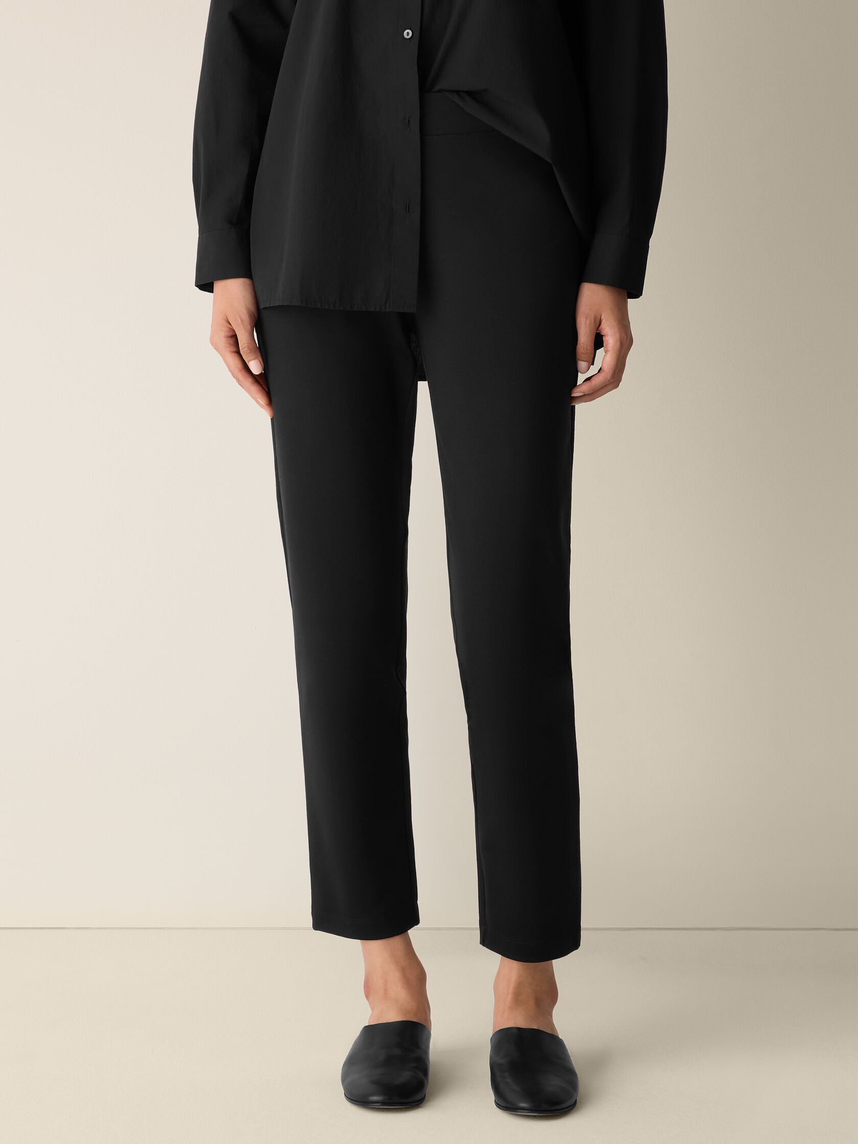 Washable Flex Ponte Slim Pant