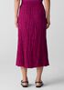 Crushed Silk Flared Skirt