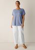 Organic Linen Jersey Crew Neck Tee