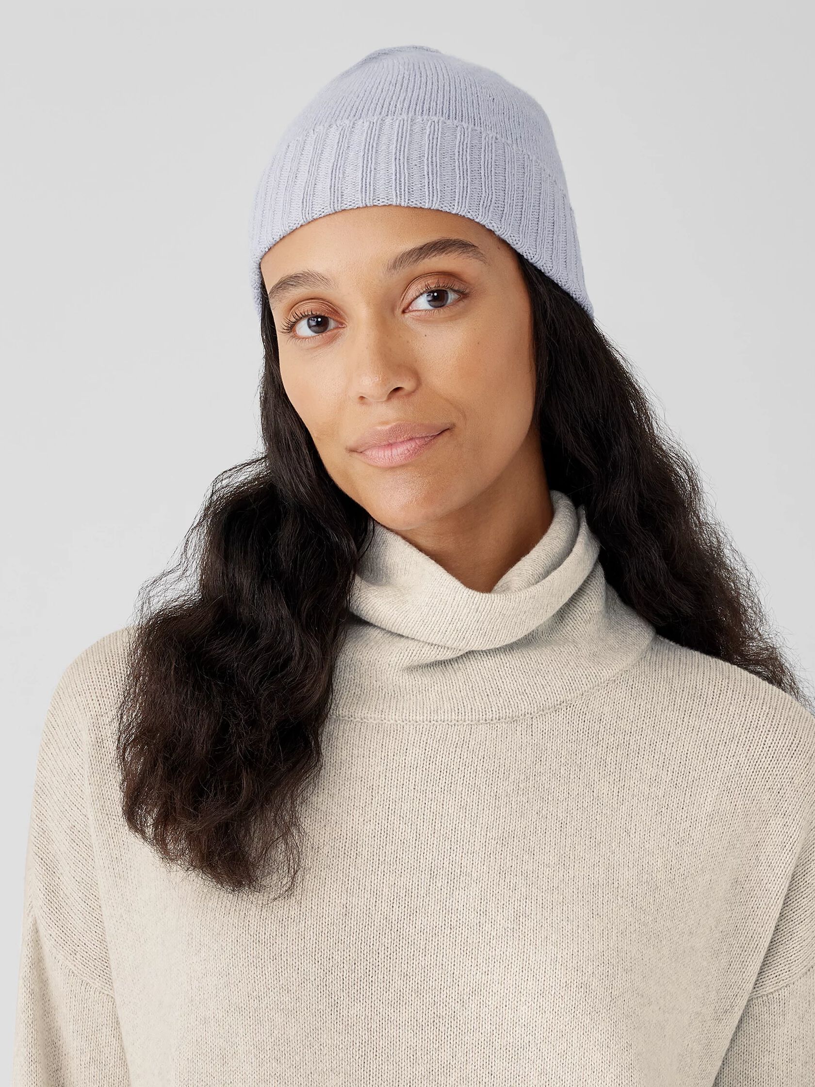 Cotton and Recycled Cashmere Hat