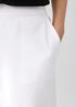 Cotton Blend Ponte Wide-Leg Pant