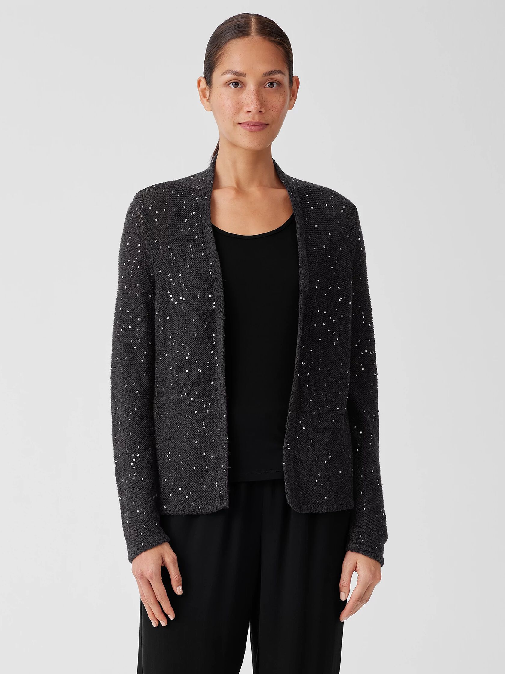 Merino Sequin Cardigan