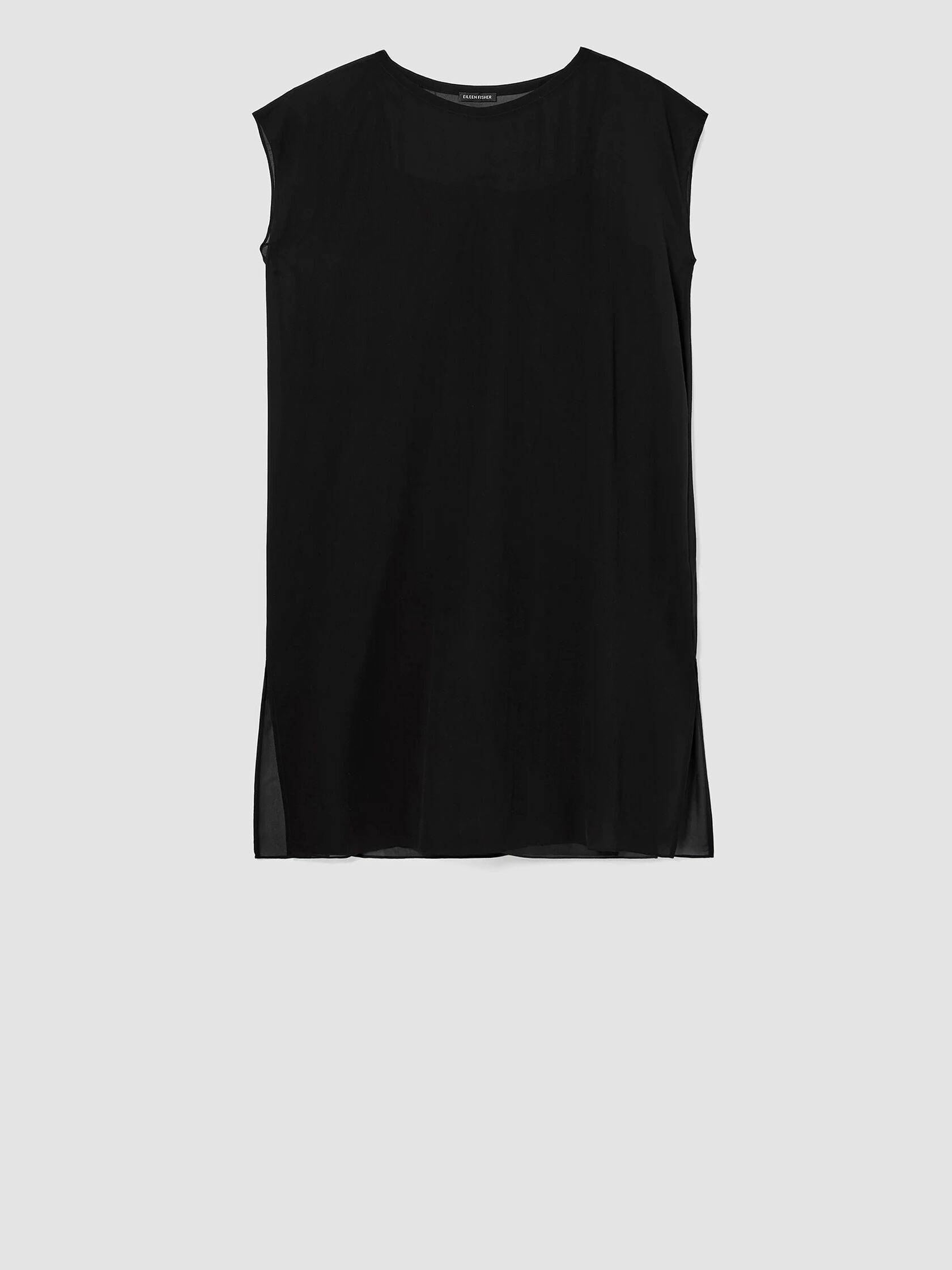 Sheer Silk Georgette Layered Dress